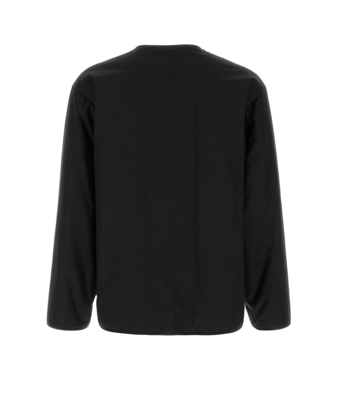JIL SANDER Черная хлопковая куртка, фото 2