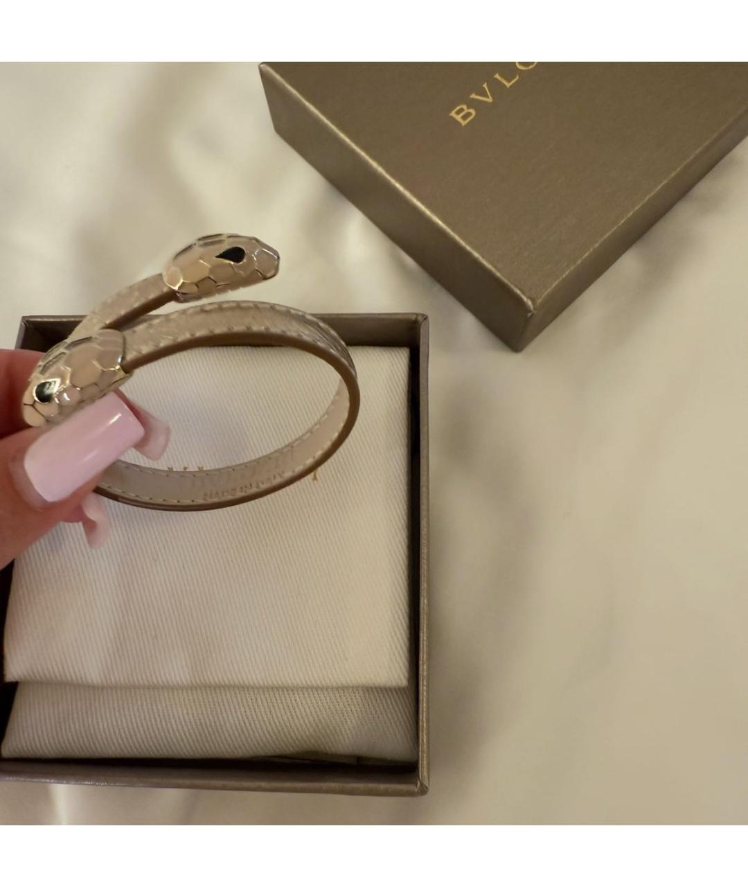 BVLGARI Кожаный браслет, фото 3