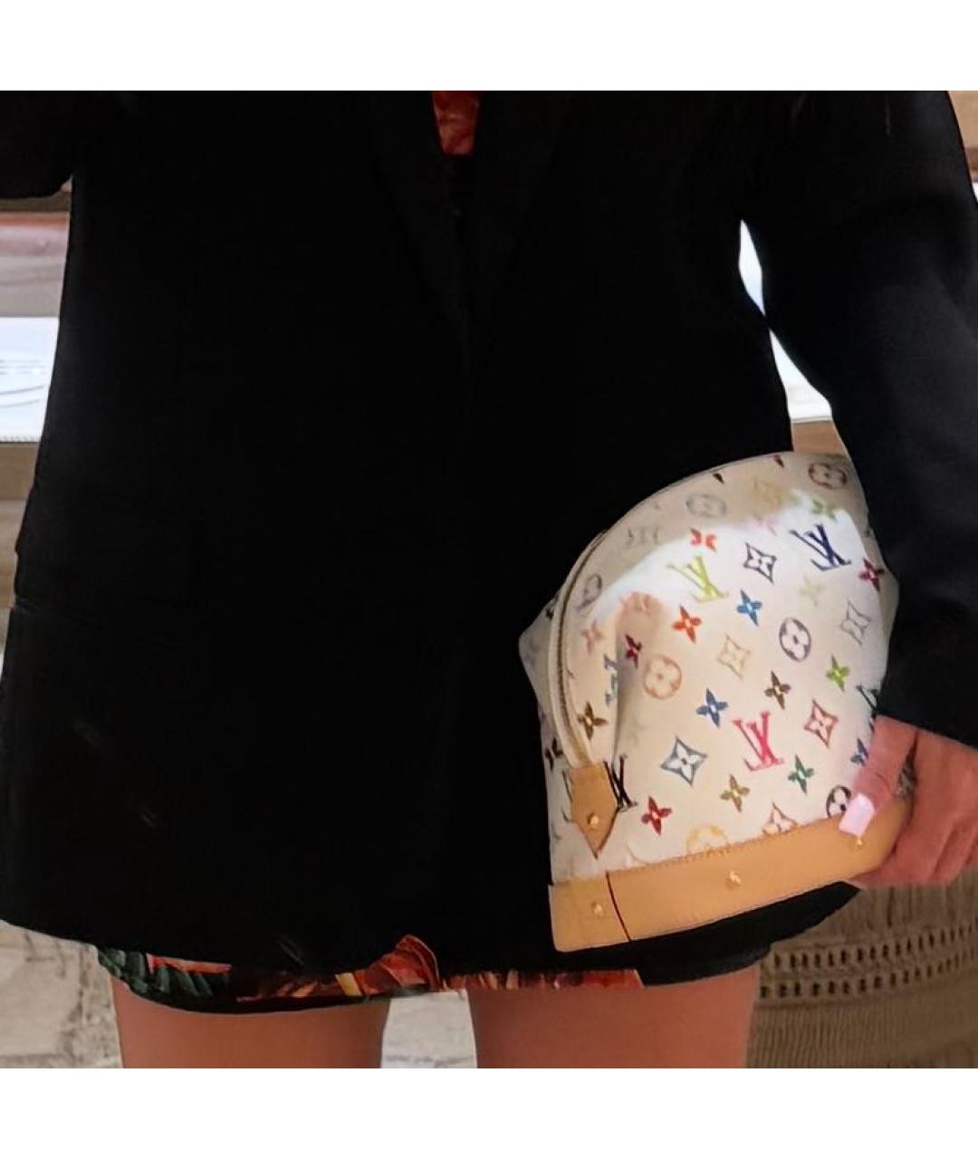 LOUIS VUITTON Белая косметичка, фото 3