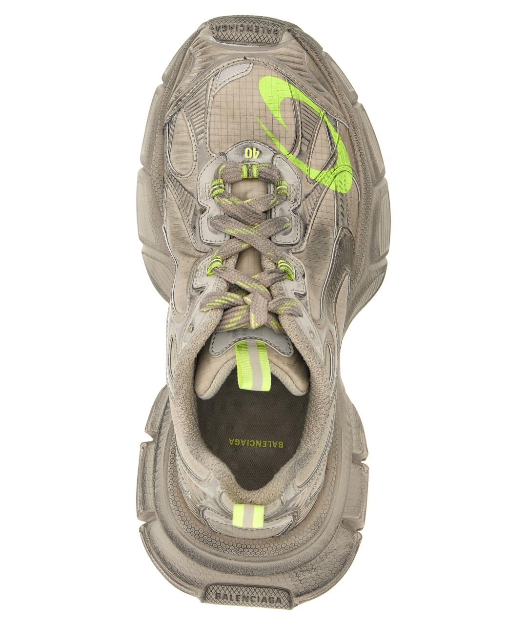 BALENCIAGA Мульти синтетические низкие кроссовки / кеды, фото 4
