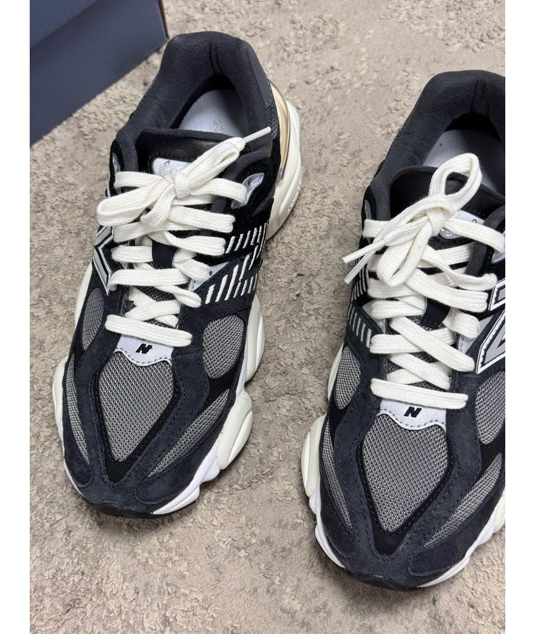 NEW BALANCE Черные замшевые кроссовки, фото 3