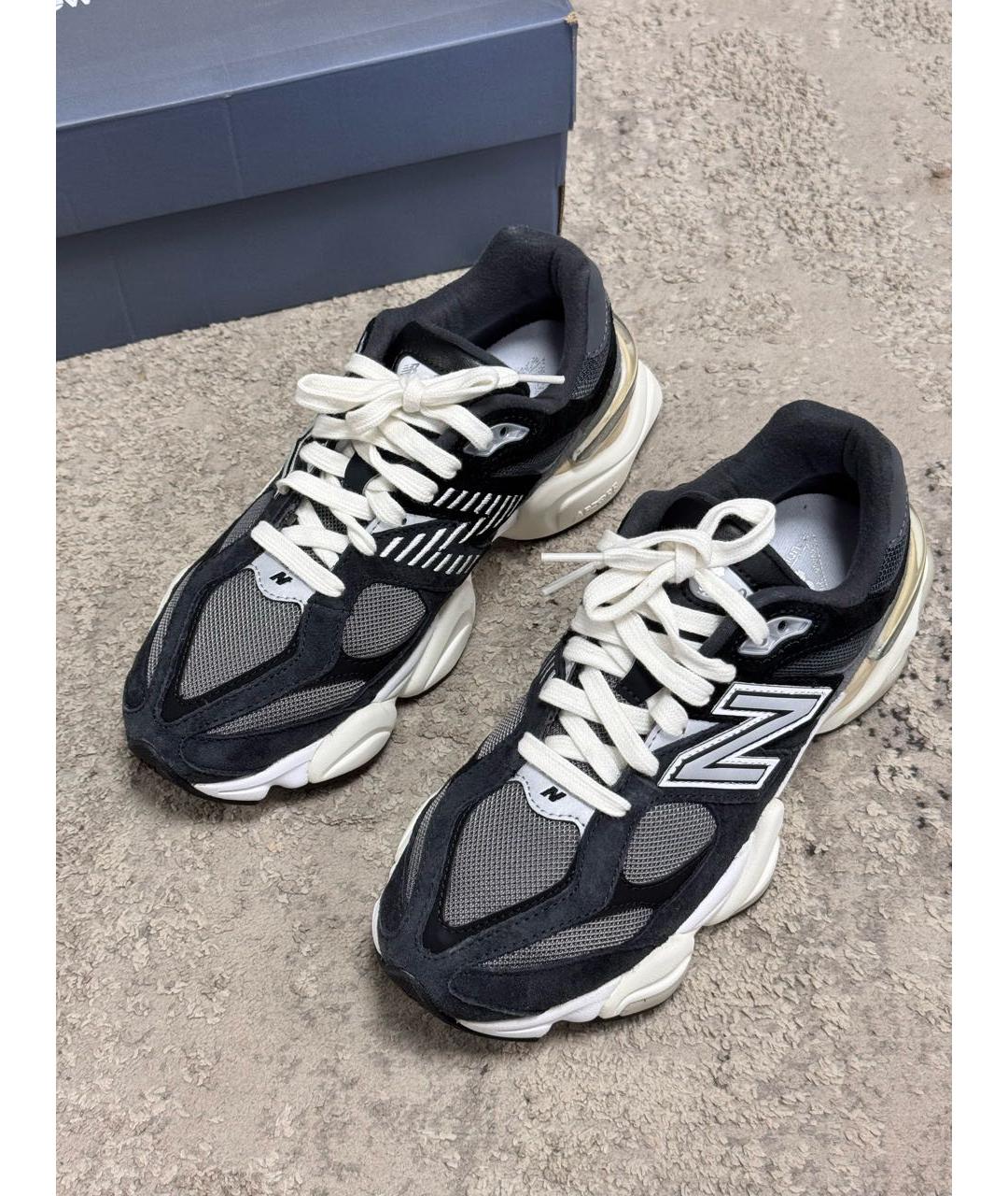 NEW BALANCE Черные замшевые кроссовки, фото 2