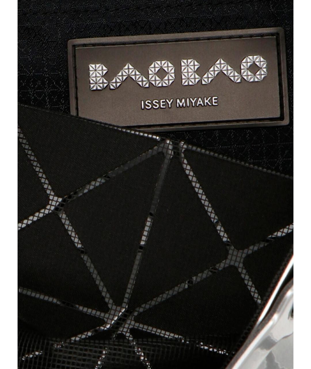 BAO BAO ISSEY MIYAKE Серебряная синтетическая сумка тоут, фото 3