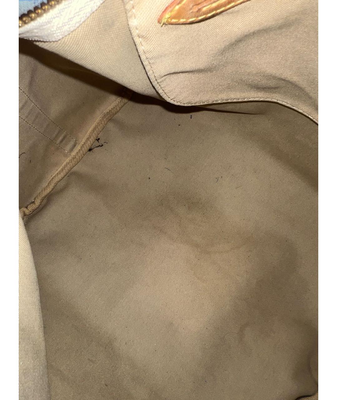 LOUIS VUITTON Бежевая дорожная/спортивная сумка, фото 5