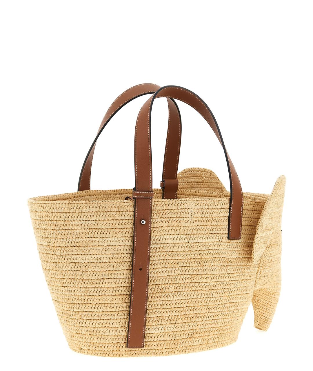LOEWE Бежевая сумка тоут, фото 2