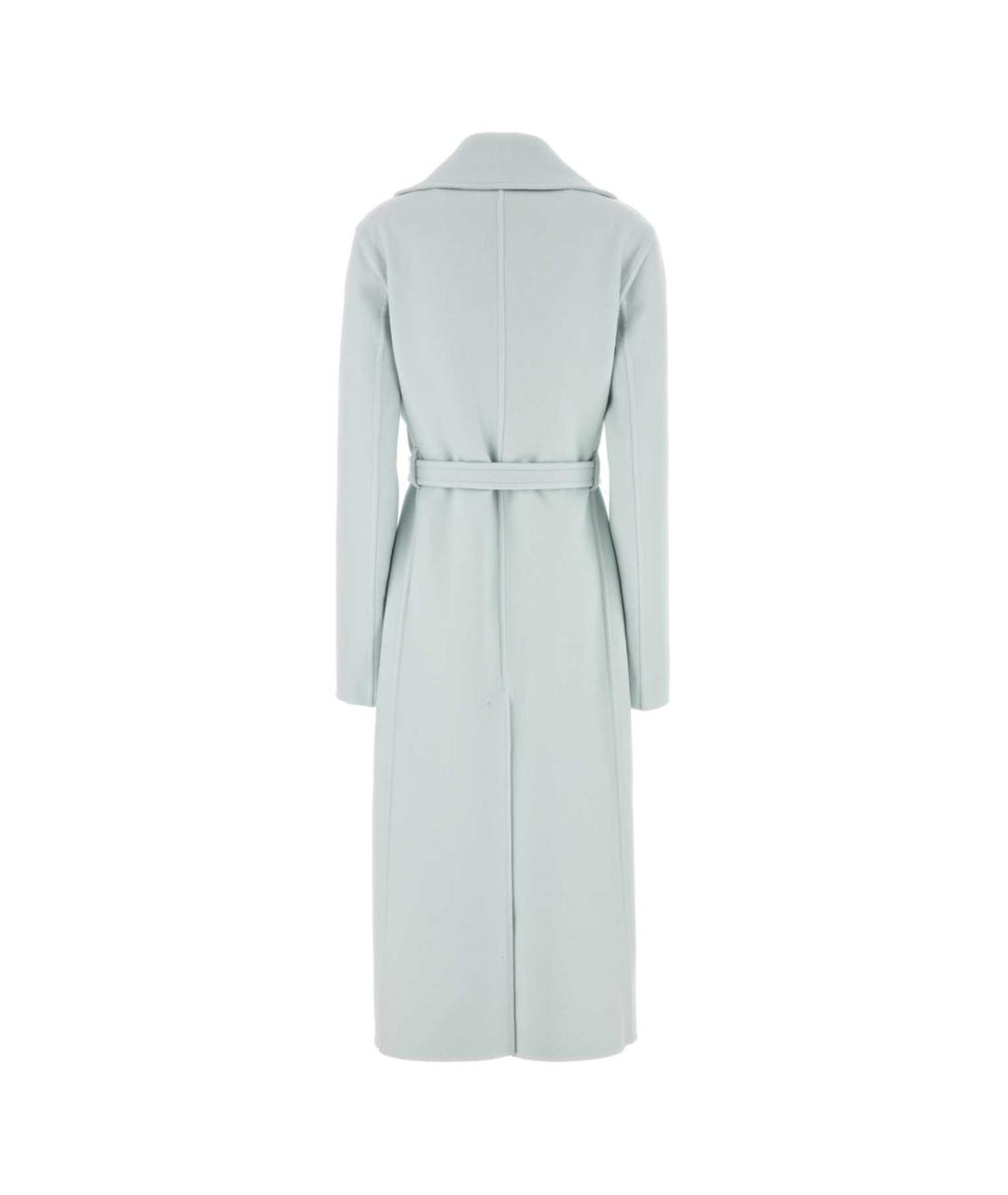 JIL SANDER Голубое кашемировое пальто, фото 2