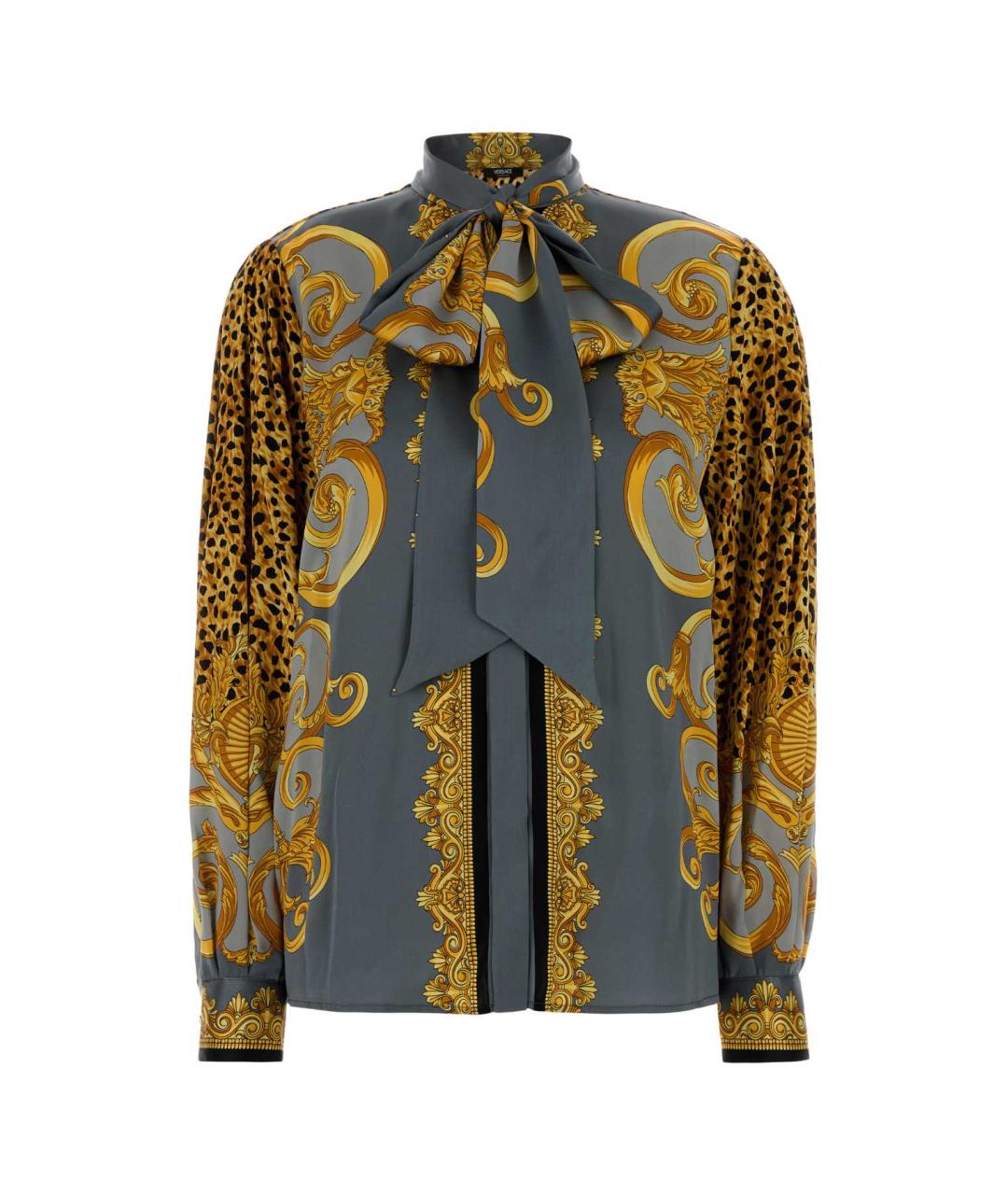 VERSACE Мульти шелковая рубашка, фото 1