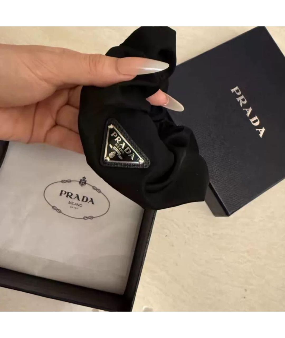 PRADA Черная резинка, фото 2