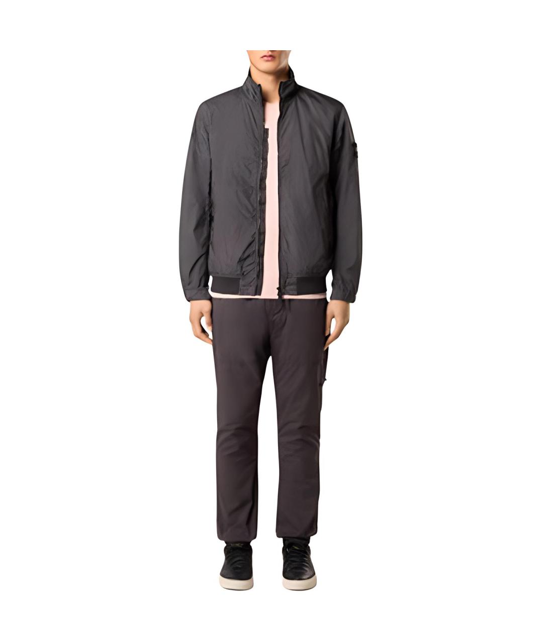 STONE ISLAND Черная куртка, фото 3