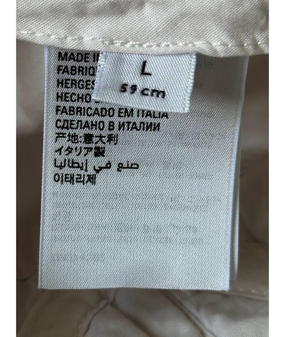 BALENCIAGA Белая хлопковая кепка, фото 4