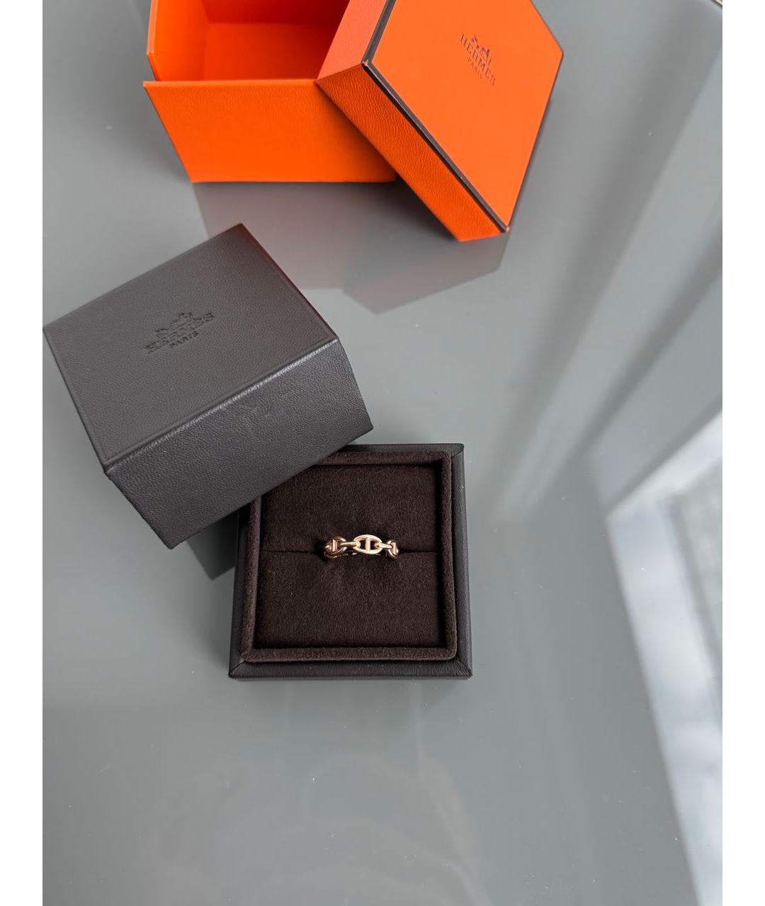 HERMES Золотое кольцо из розового золота, фото 9