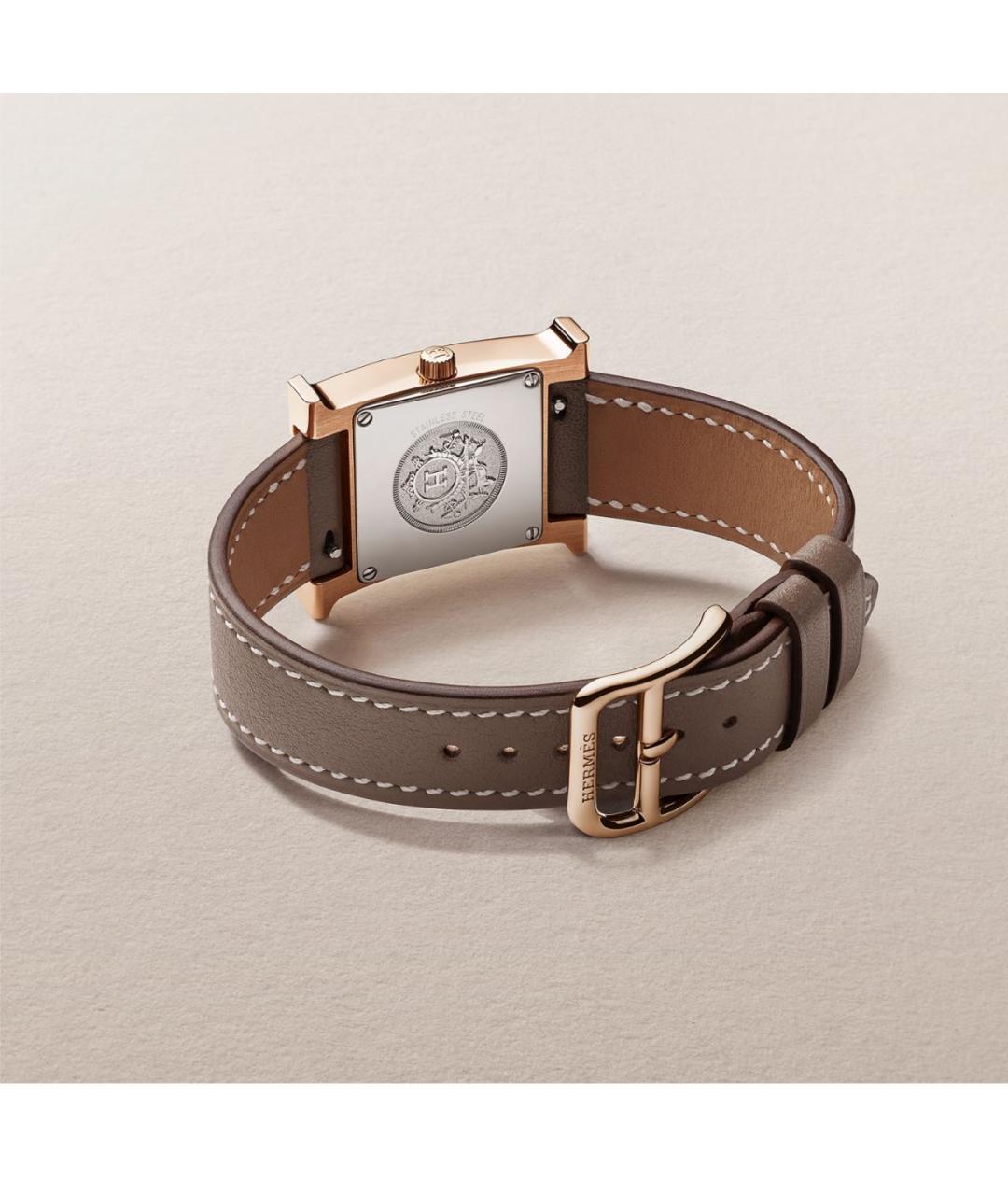 HERMES Золотые часы из розового золота, фото 2