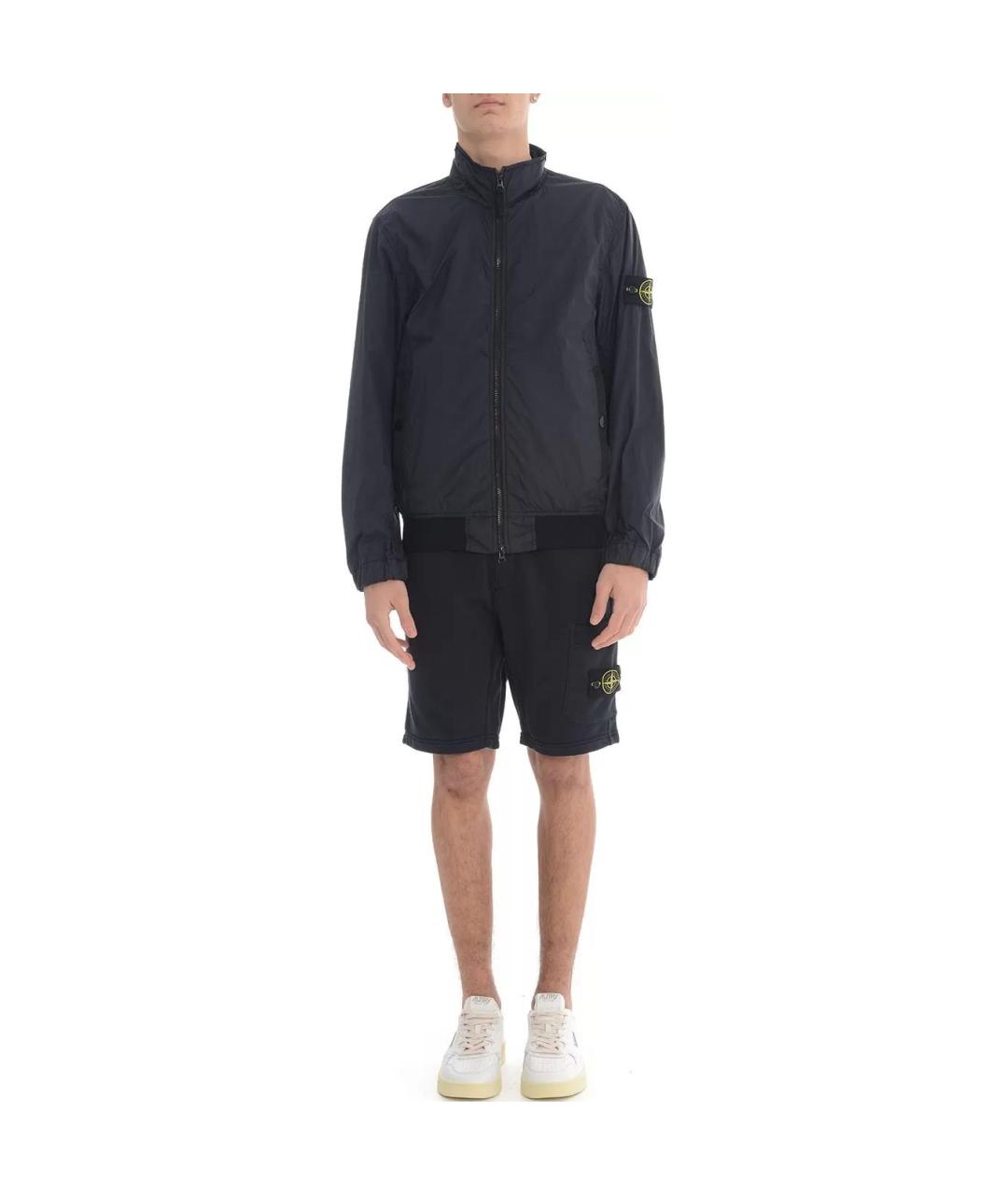 STONE ISLAND Темно-синяя куртка, фото 3