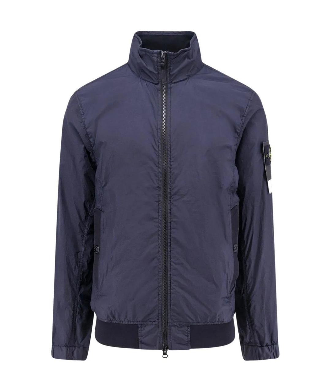 STONE ISLAND Темно-синяя куртка, фото 1