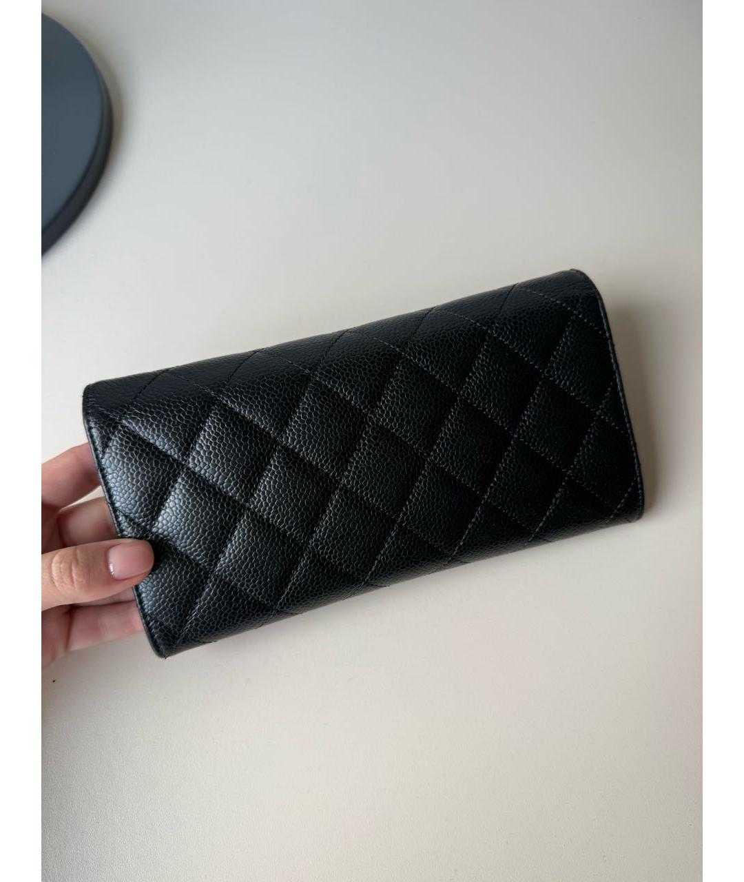 CHANEL Черная кожаная сумка через плечо, фото 3