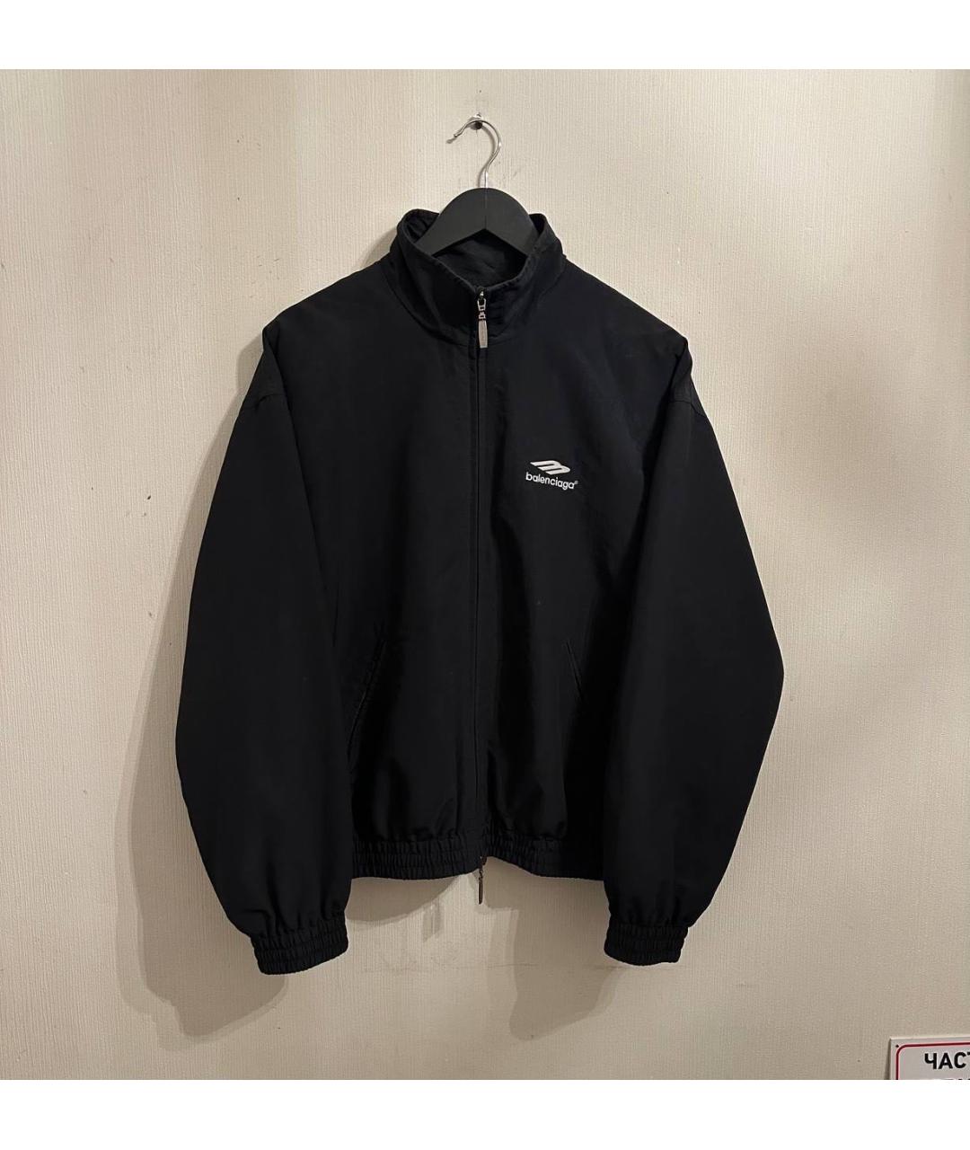 BALENCIAGA Черная спортивная куртка, фото 5
