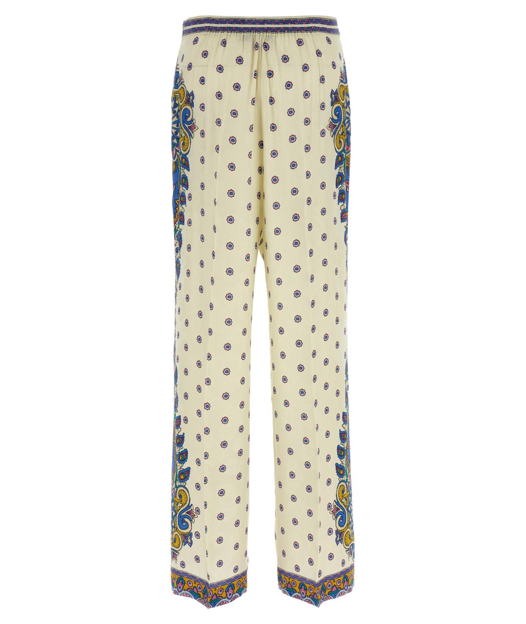 ETRO Мульти вискозные прямые брюки, фото 2