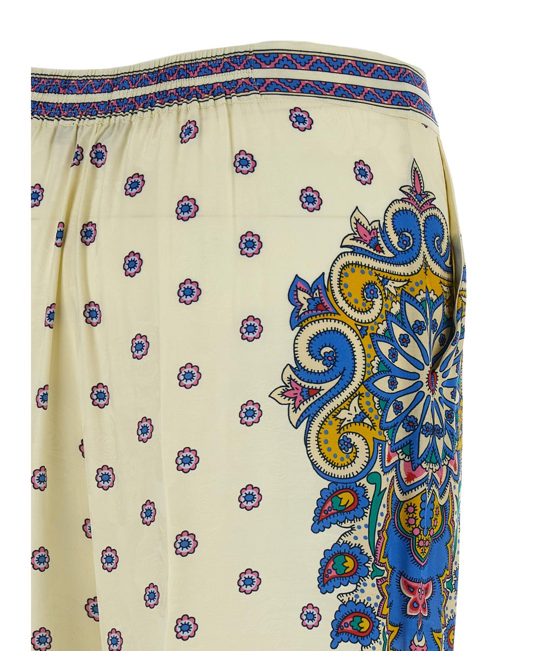 ETRO Мульти вискозные прямые брюки, фото 4