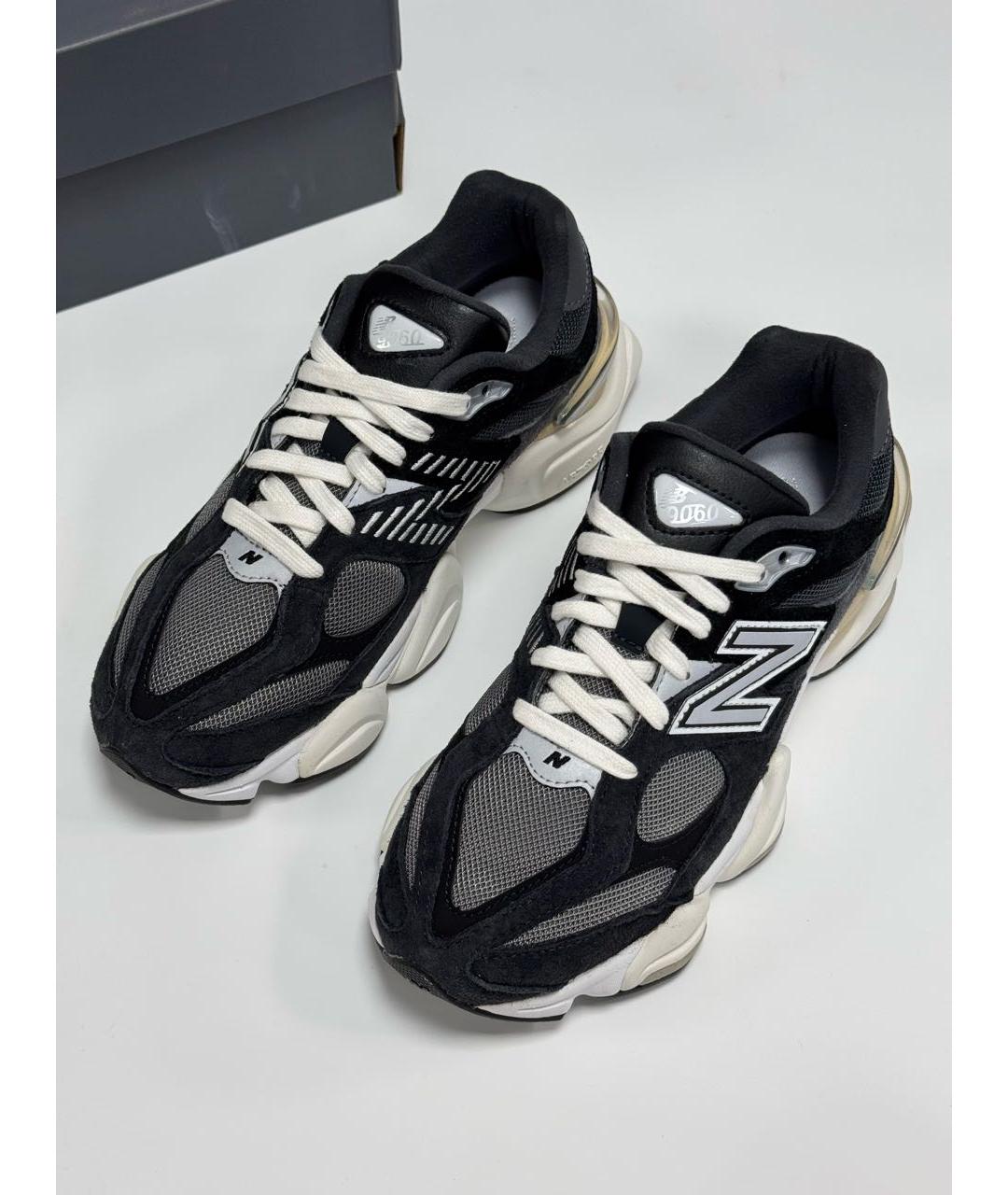NEW BALANCE Черные замшевые низкие кроссовки / кеды, фото 2