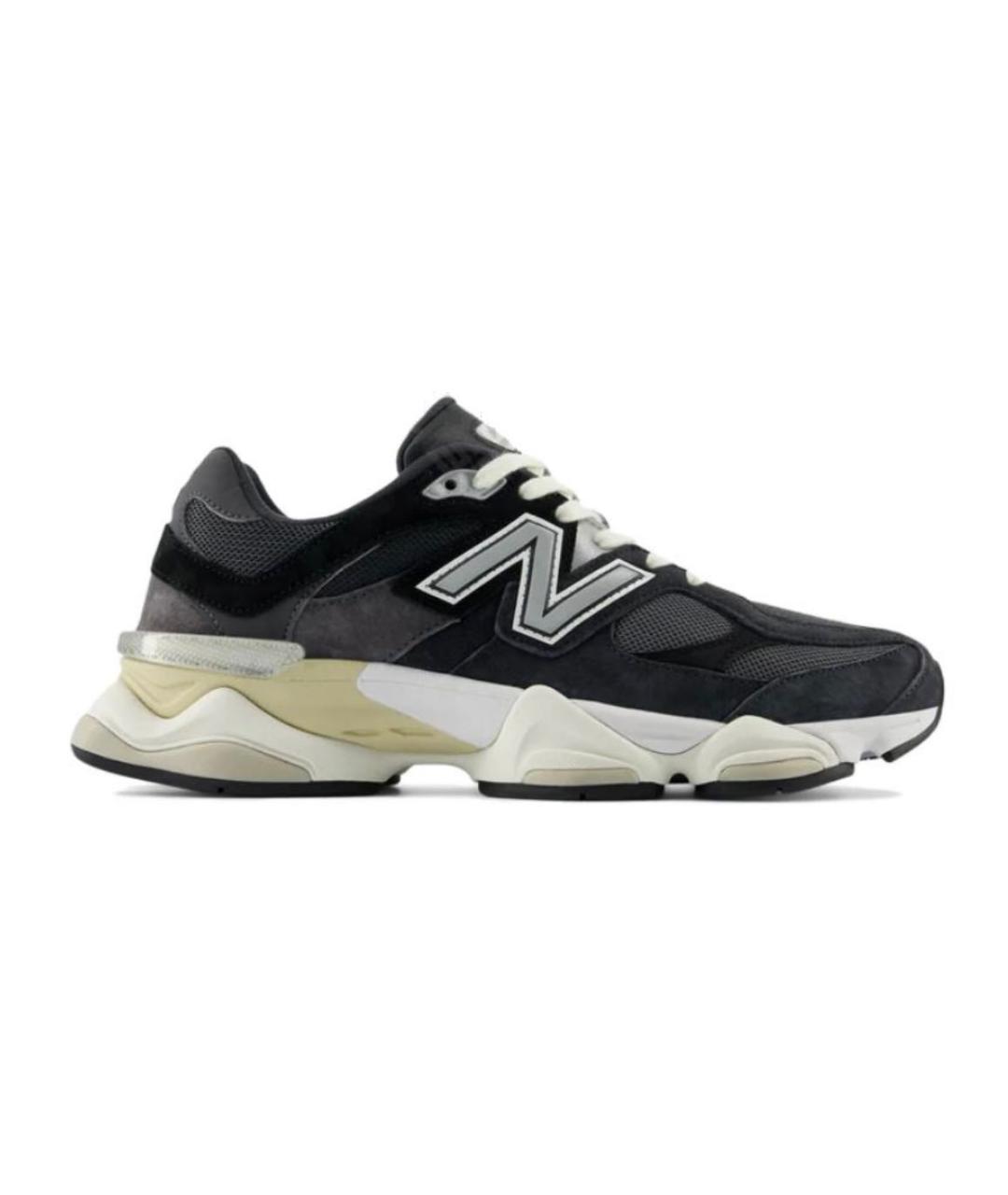 NEW BALANCE Черные замшевые низкие кроссовки / кеды, фото 1