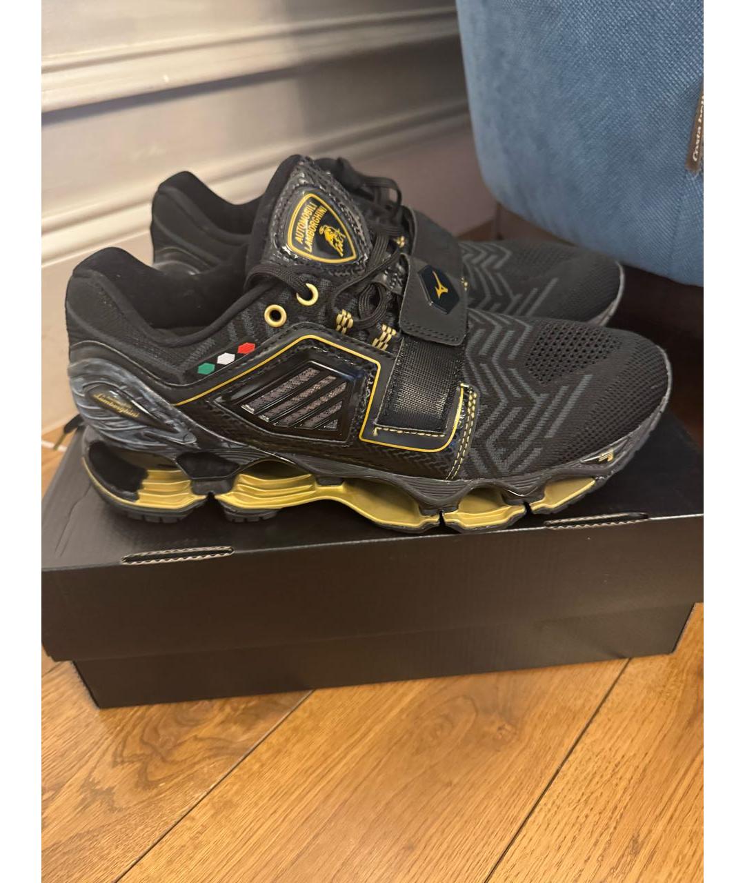 MIZUNO Черные текстильные кроссовки, фото 5
