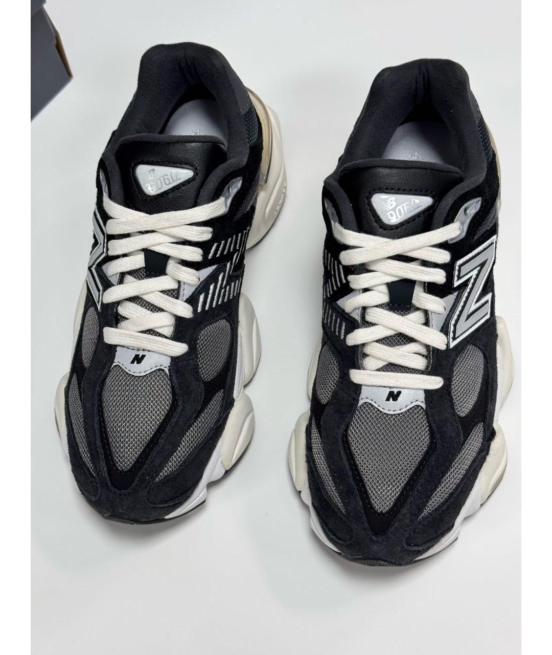 NEW BALANCE Черные замшевые низкие кроссовки / кеды, фото 4