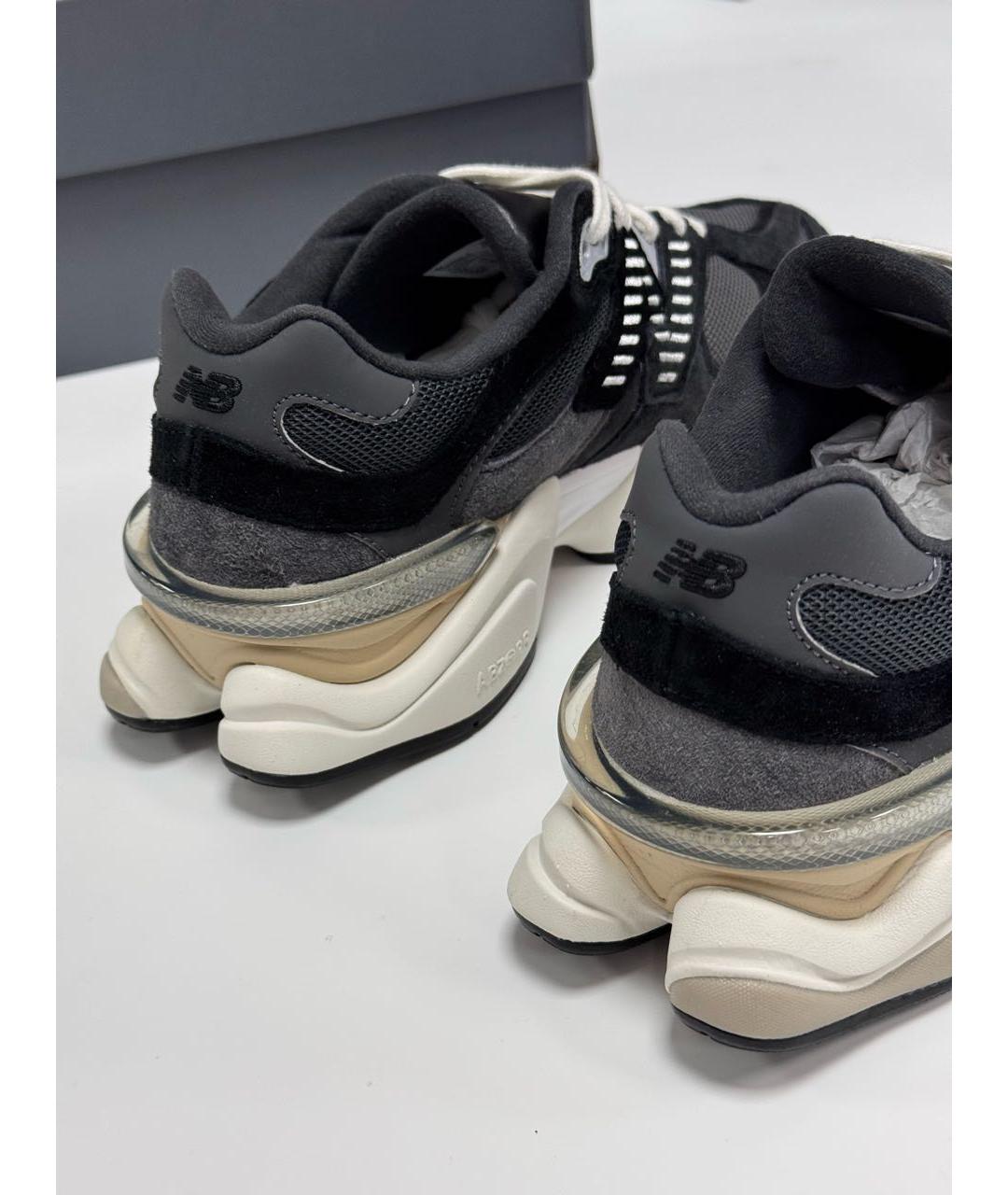 NEW BALANCE Черные замшевые низкие кроссовки / кеды, фото 6