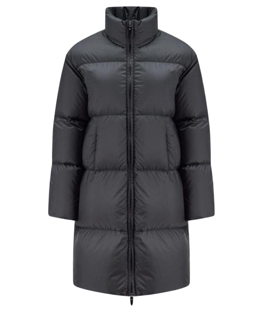 MAX MARA Черный полиэстеровый пуховик, фото 1