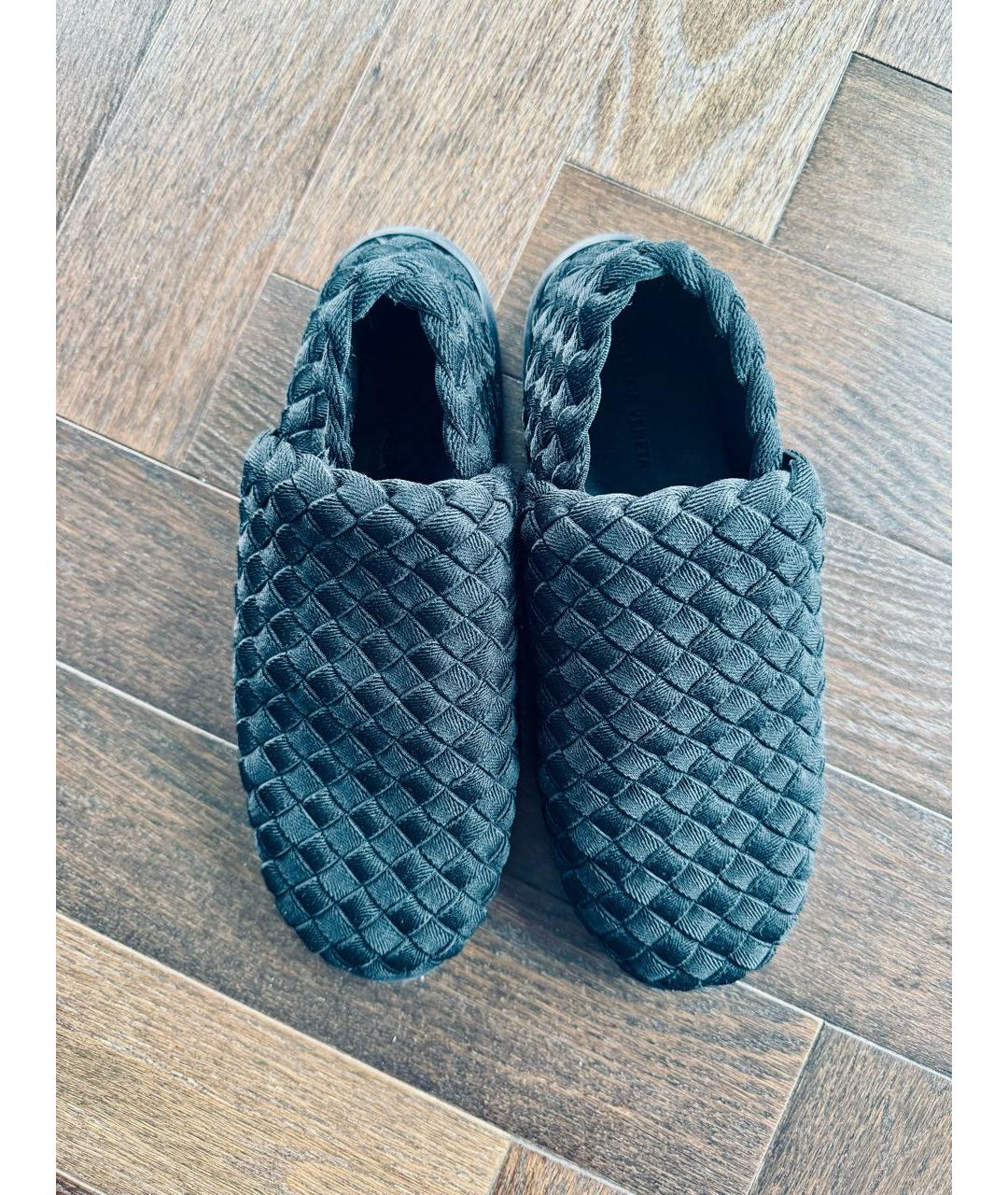 BOTTEGA VENETA Черные слипоны, фото 2