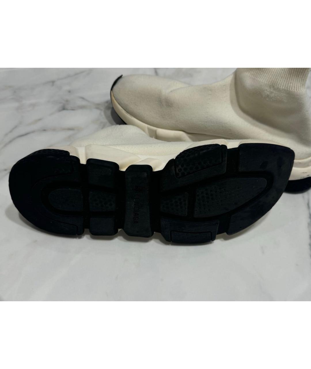 BALENCIAGA Белые кроссовки, фото 4