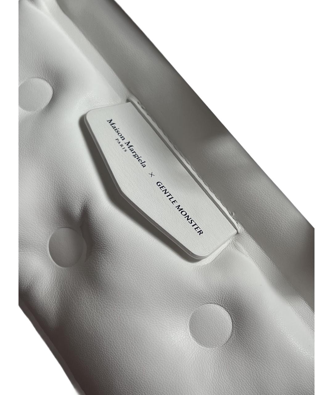 MAISON MARGIELA Золотые металлические солнцезащитные очки, фото 4