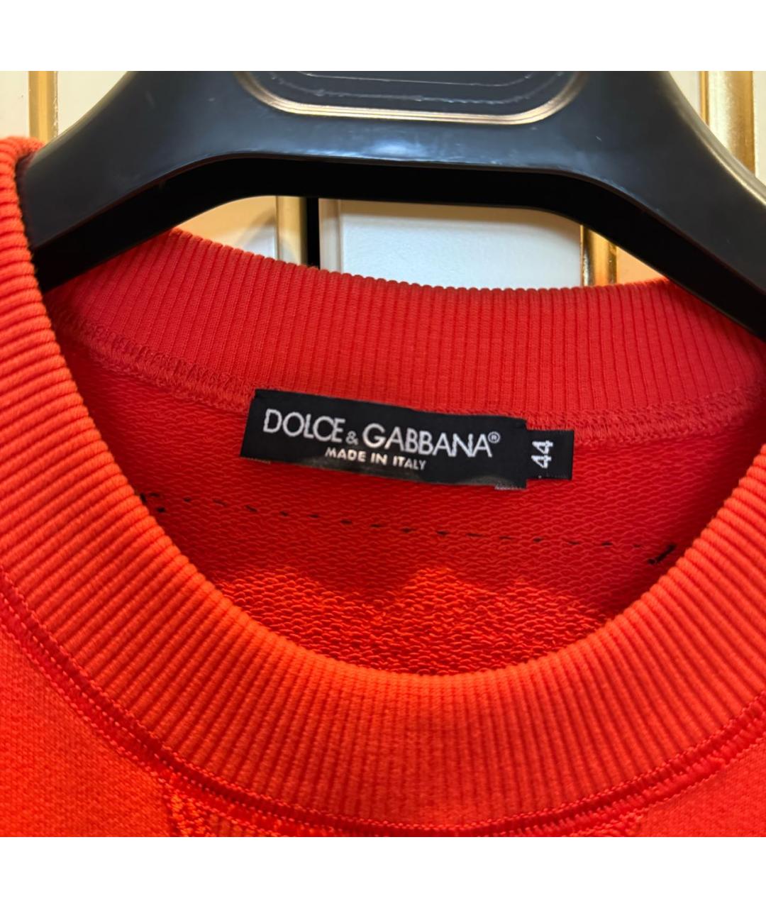 DOLCE&GABBANA Оранжевая майка, фото 4