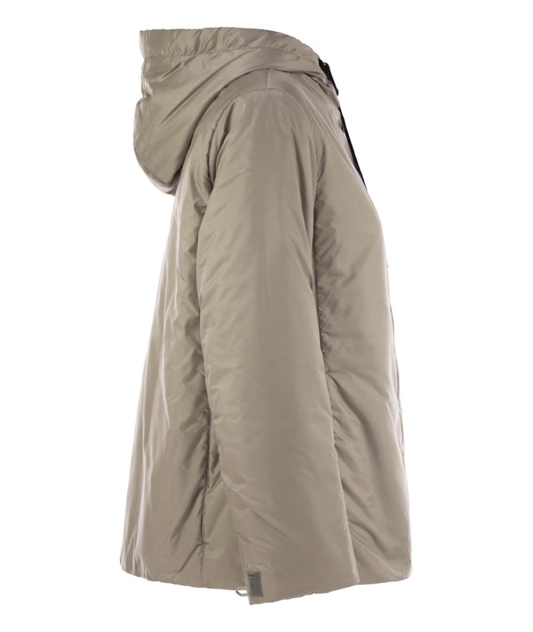 MAX MARA Бежевая полиэстеровая куртка, фото 3