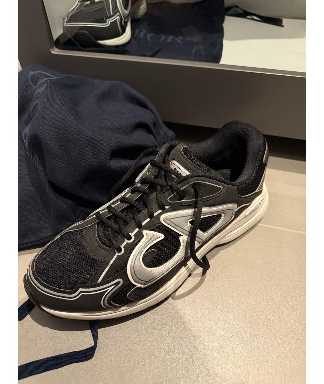 CHRISTIAN DIOR Черные низкие кроссовки / кеды, фото 6