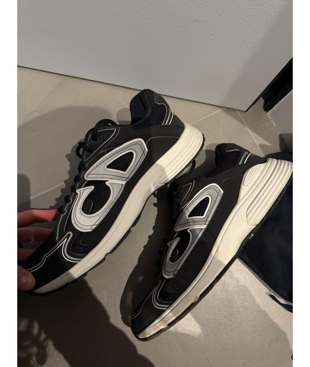 CHRISTIAN DIOR Черные низкие кроссовки / кеды, фото 2