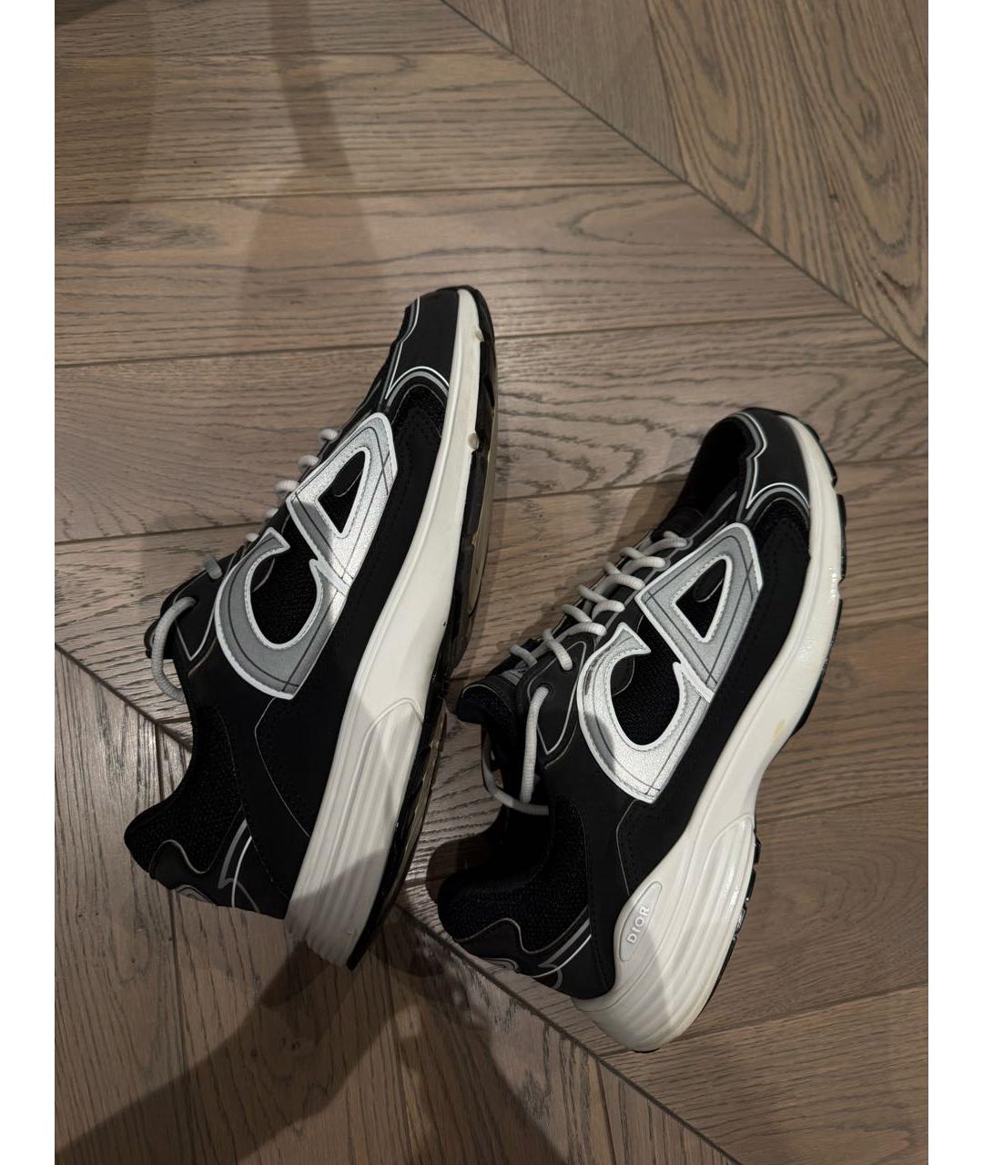 CHRISTIAN DIOR Черные низкие кроссовки / кеды, фото 3