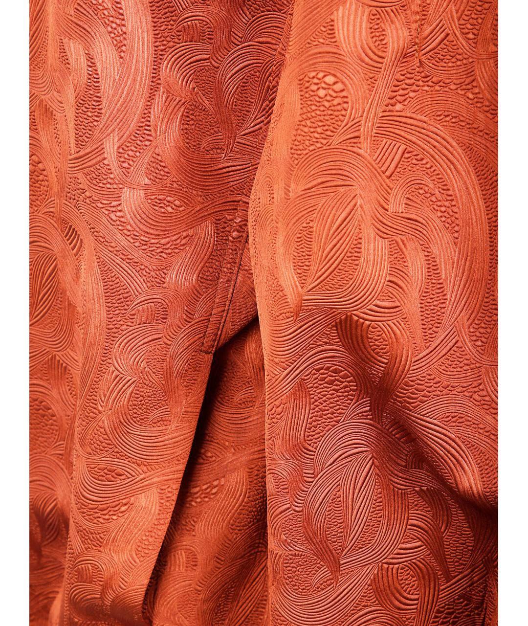 DRIES VAN NOTEN Оранжевая полиэстеровая куртка, фото 3
