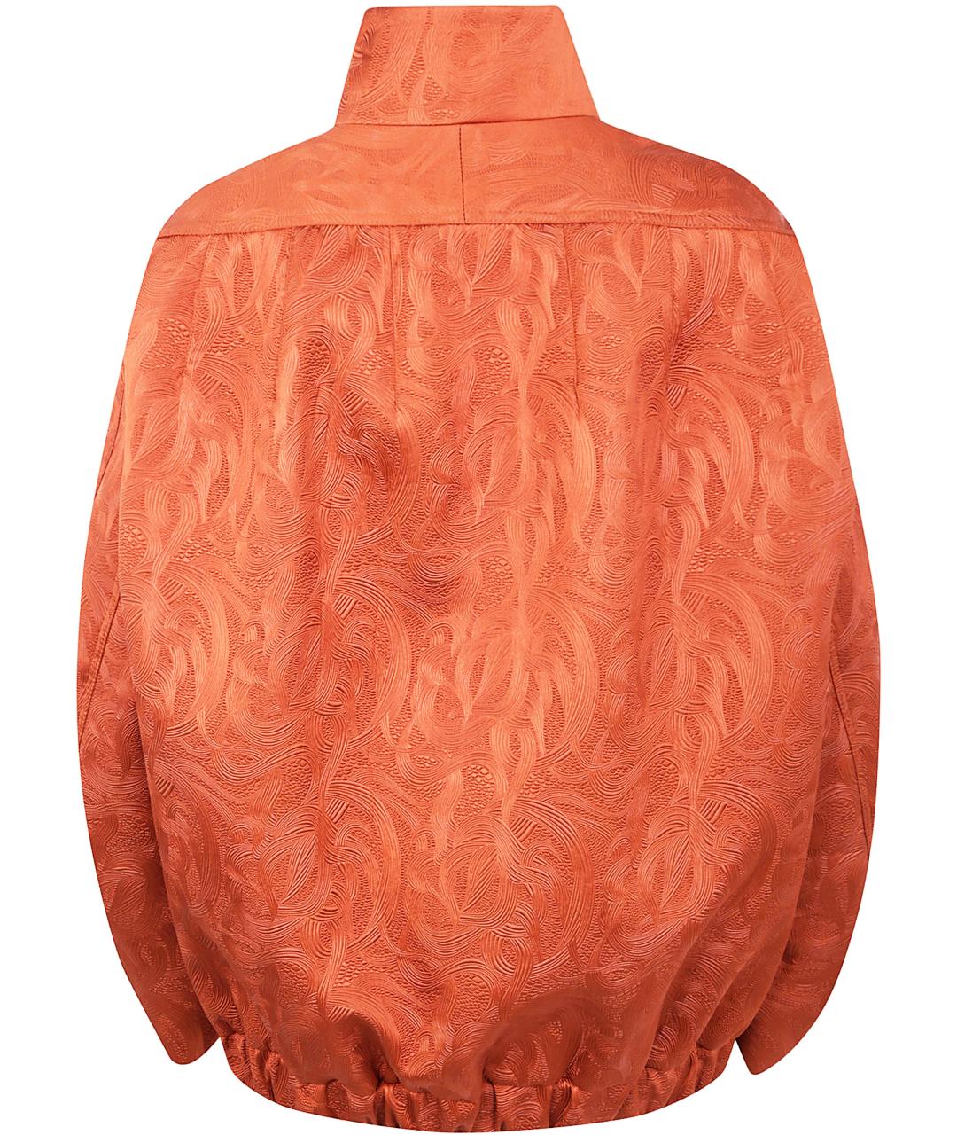 DRIES VAN NOTEN Оранжевая полиэстеровая куртка, фото 2
