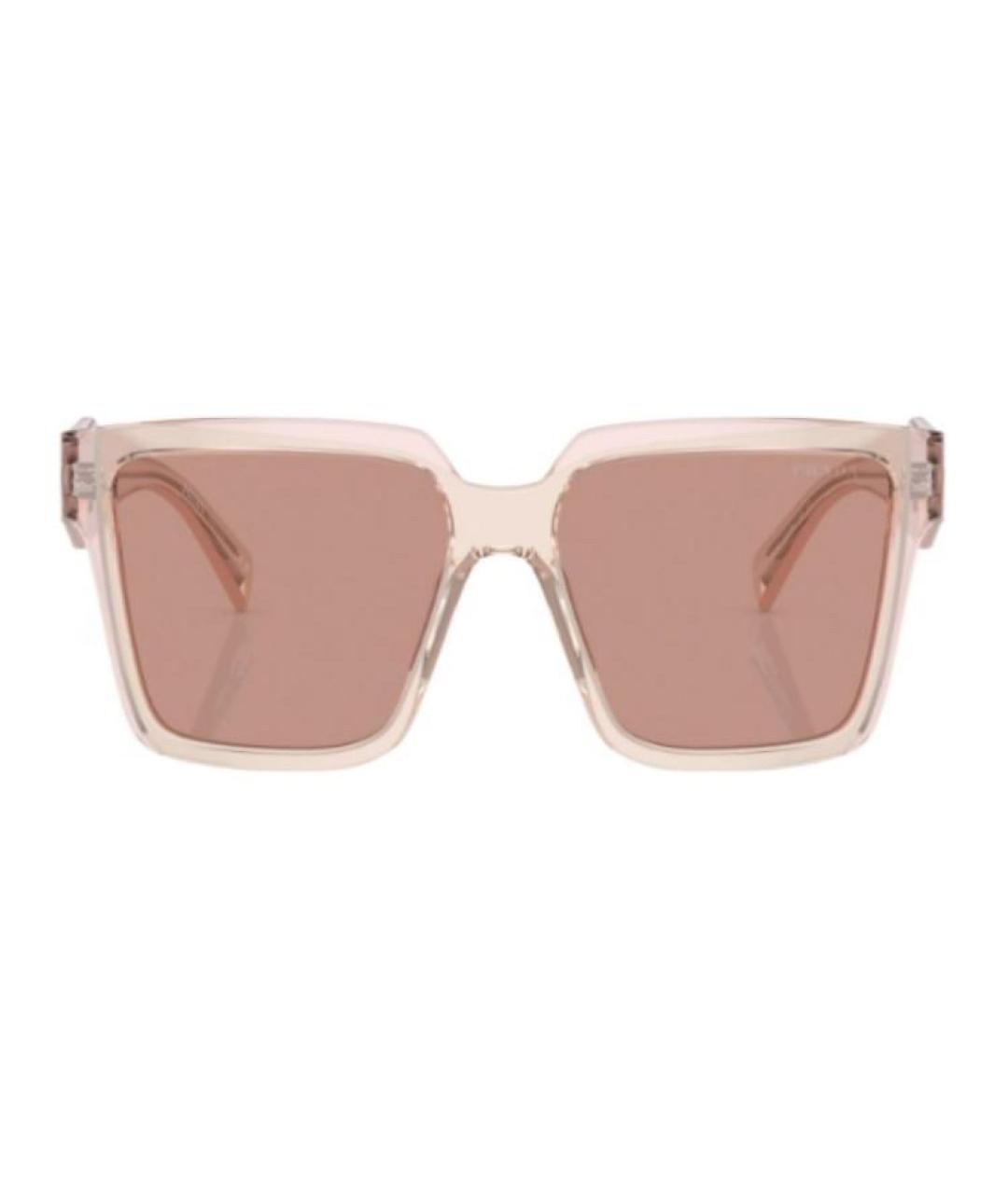 PRADA Розовые пластиковые солнцезащитные очки, фото 1