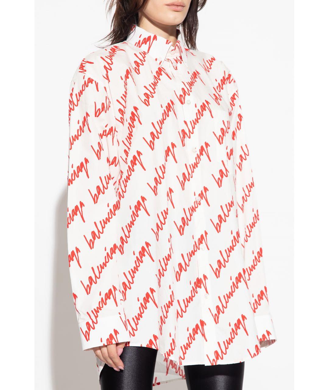 BALENCIAGA Белая рубашка, фото 3