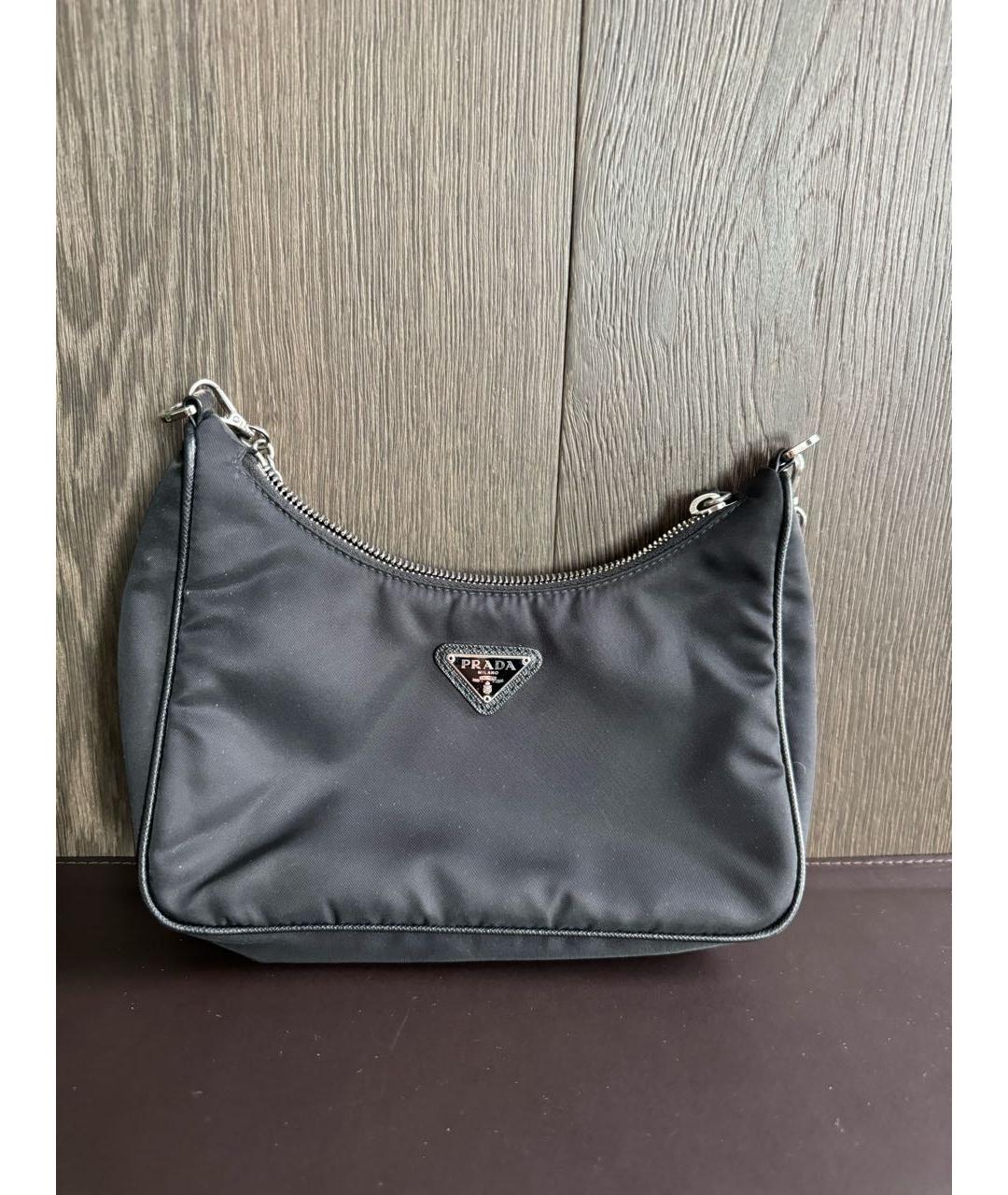 PRADA Черная сумка с короткими ручками, фото 3