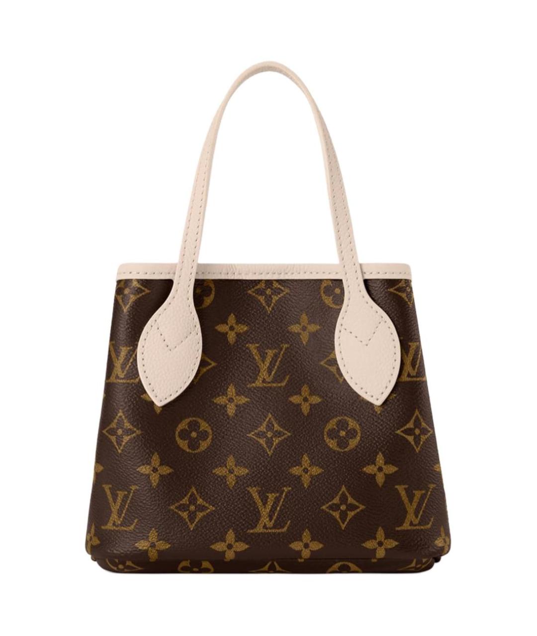 LOUIS VUITTON Коричневая кожаная сумка через плечо, фото 2
