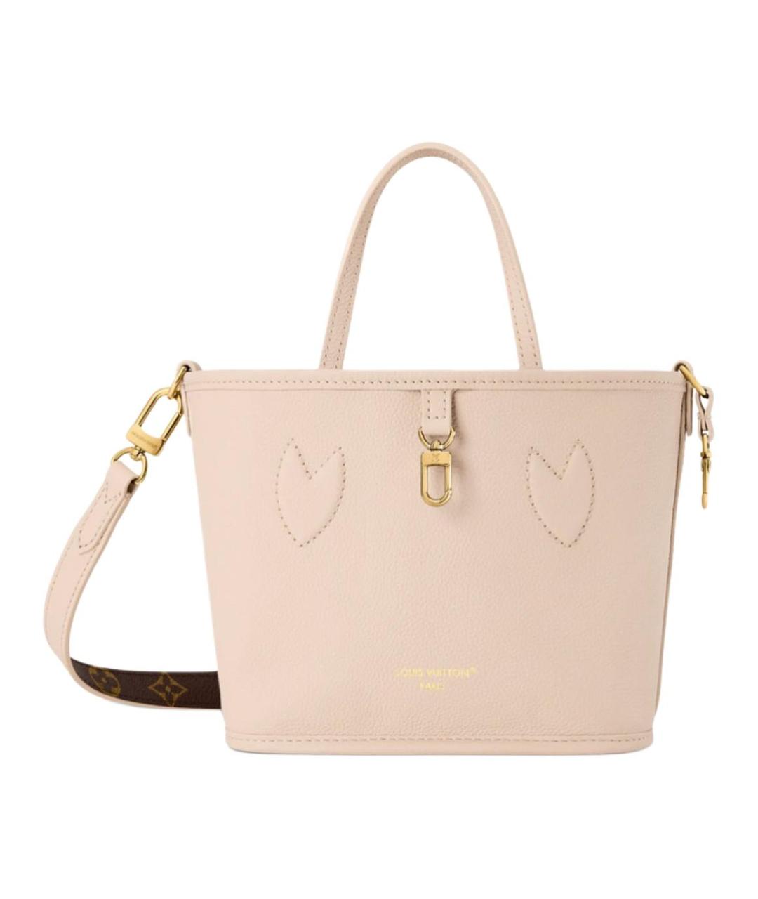 LOUIS VUITTON Коричневая кожаная сумка через плечо, фото 3