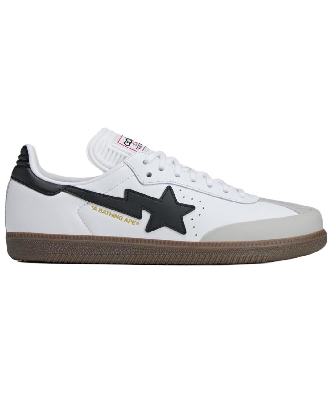 ADIDAS Белые кожаные кеды, фото 1