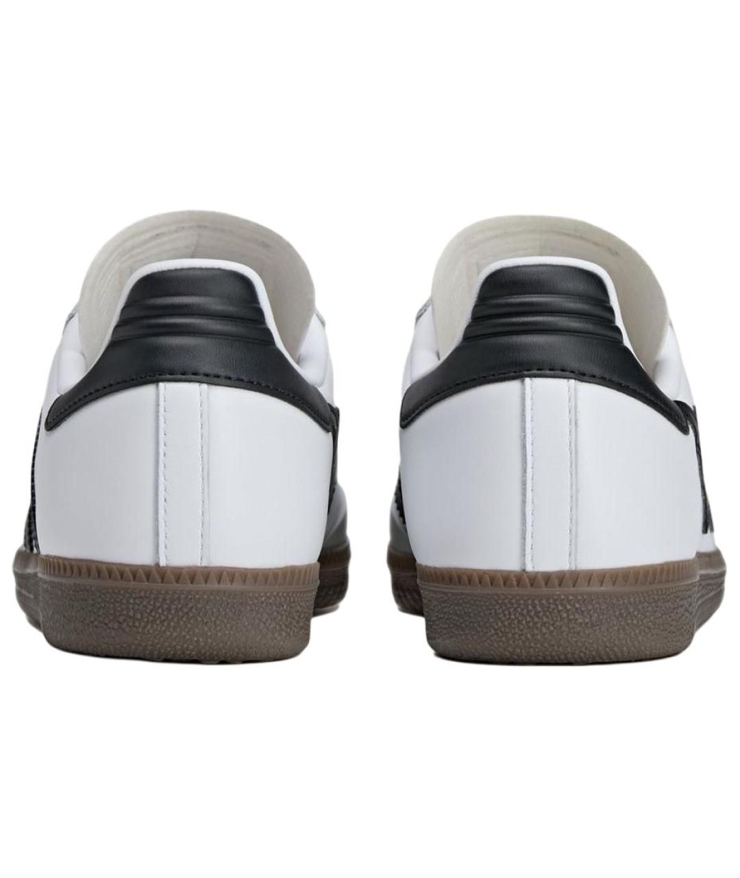 ADIDAS Черные кожаные кеды, фото 5