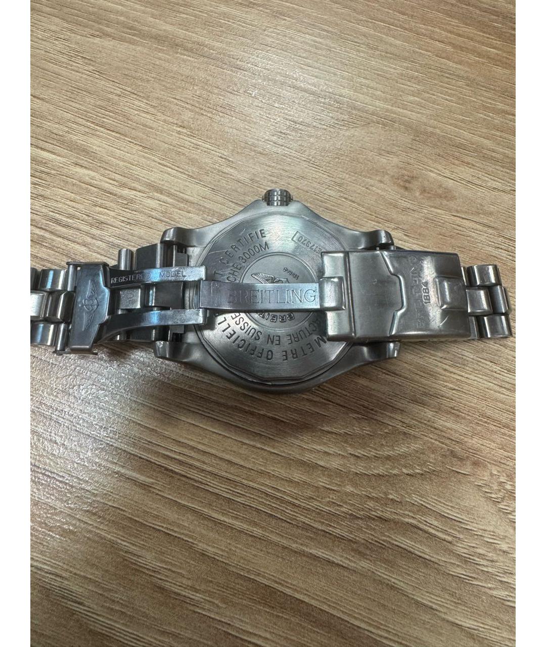 BREITLING Серебряные титановые часы, фото 3