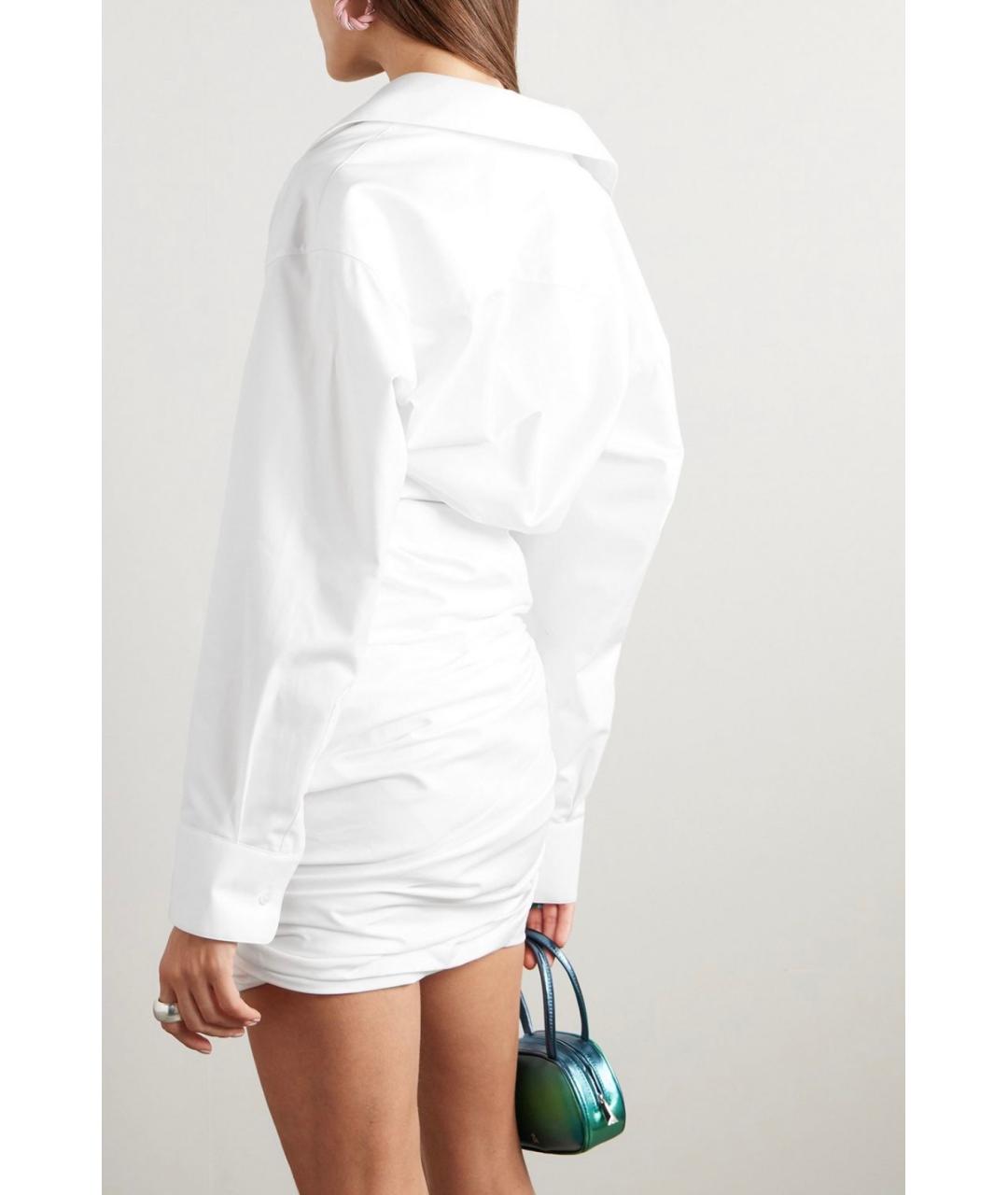 ALEXANDER WANG Белое коктейльное платье, фото 3