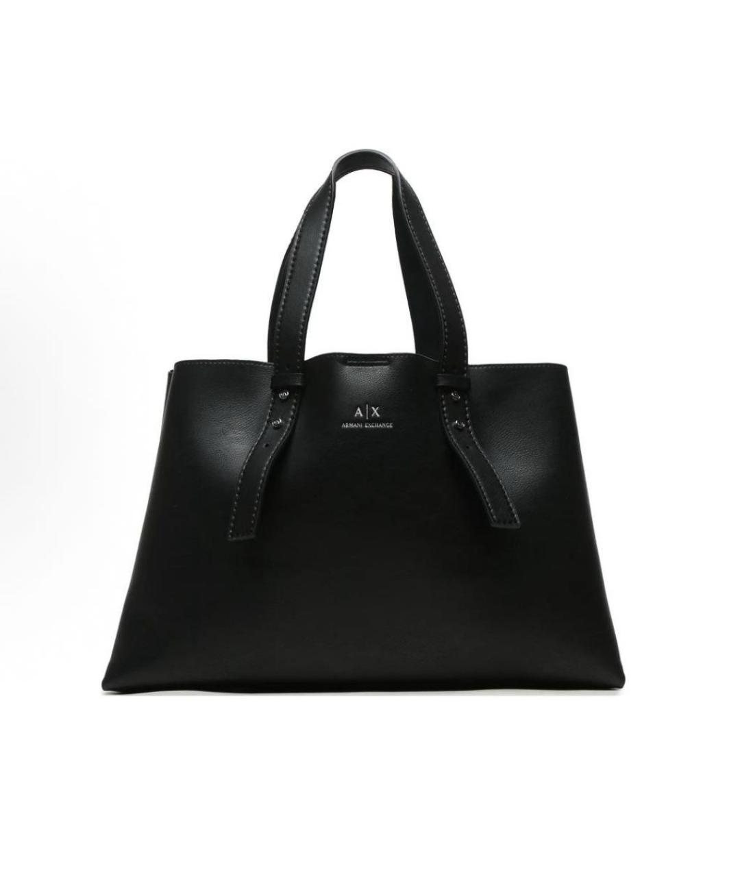 ARMANI EXCHANGE Черная сумка тоут, фото 6