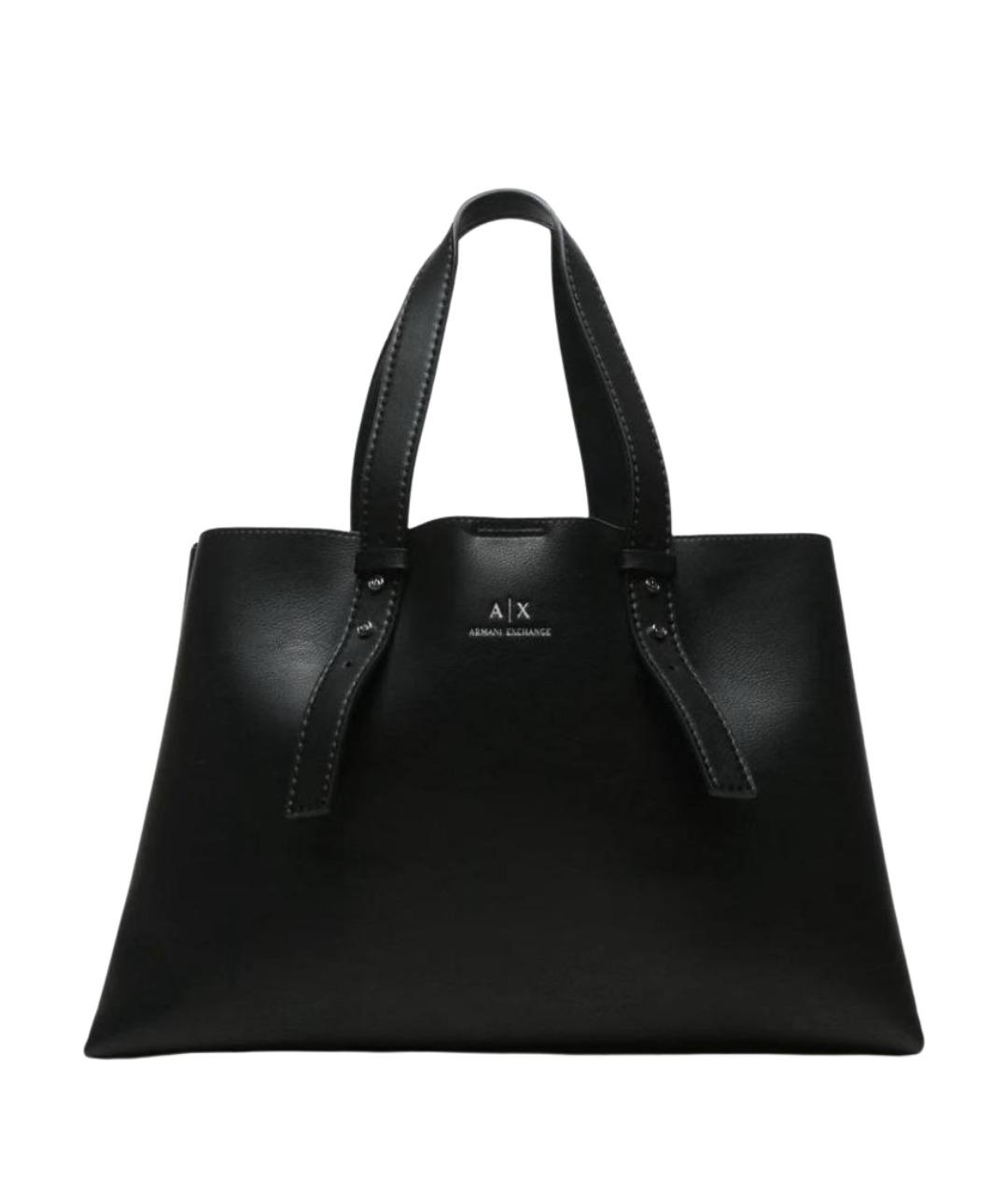 ARMANI EXCHANGE Черная сумка тоут, фото 1