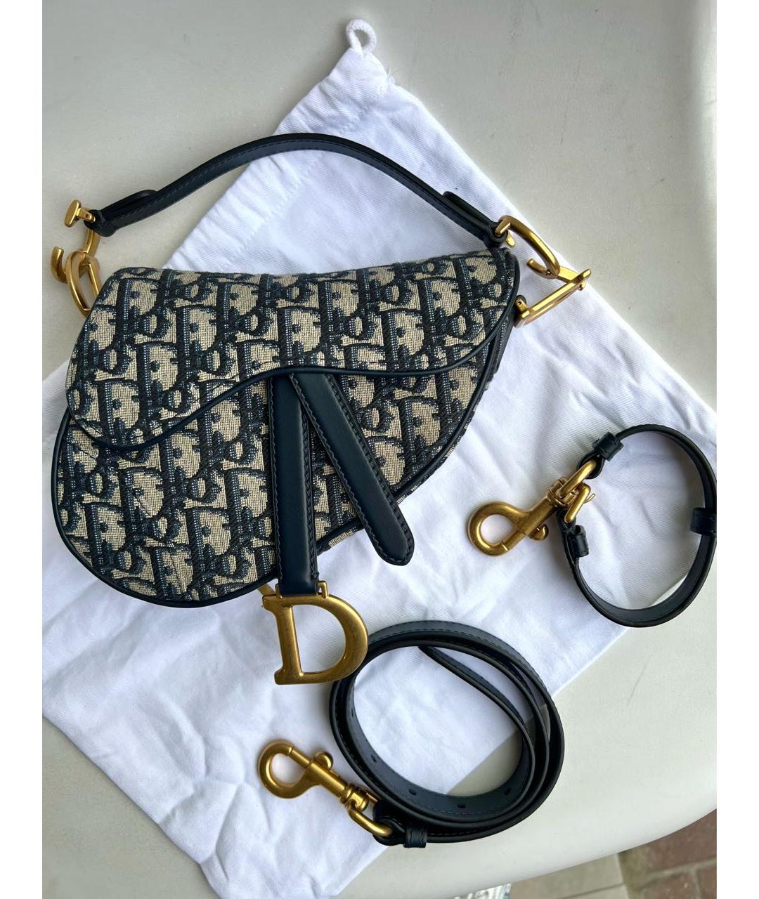 CHRISTIAN DIOR Мульти жаккардовая сумка с короткими ручками, фото 3